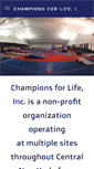 Mobile Screenshot of championsforlife.org